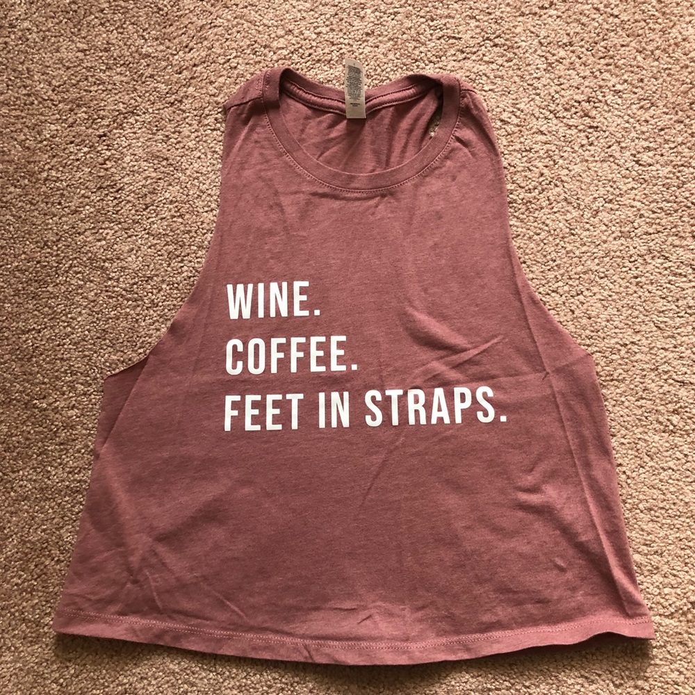 Pilates muscle crop tank top